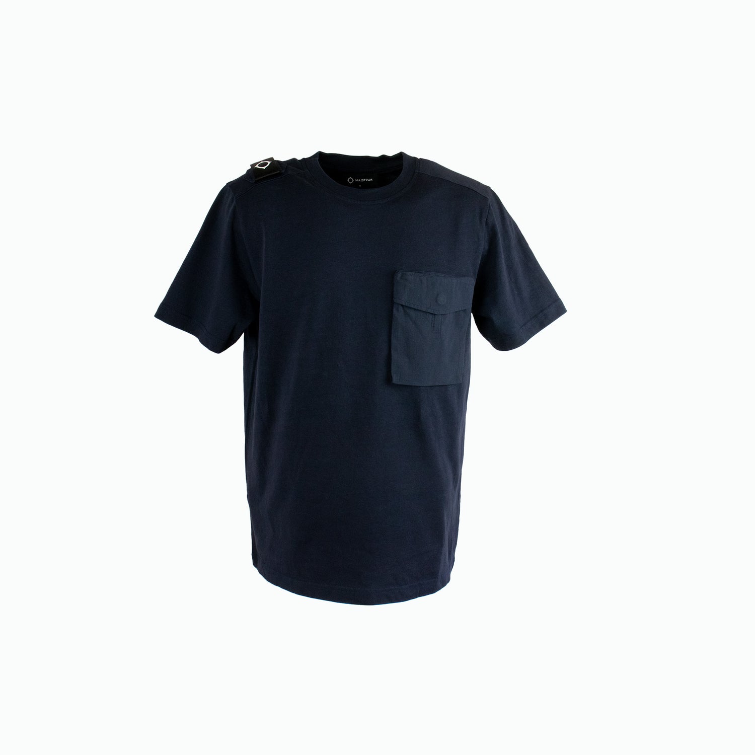 Ma.Strum Short Sleeved Cargo Pocket Tee Ink Navy