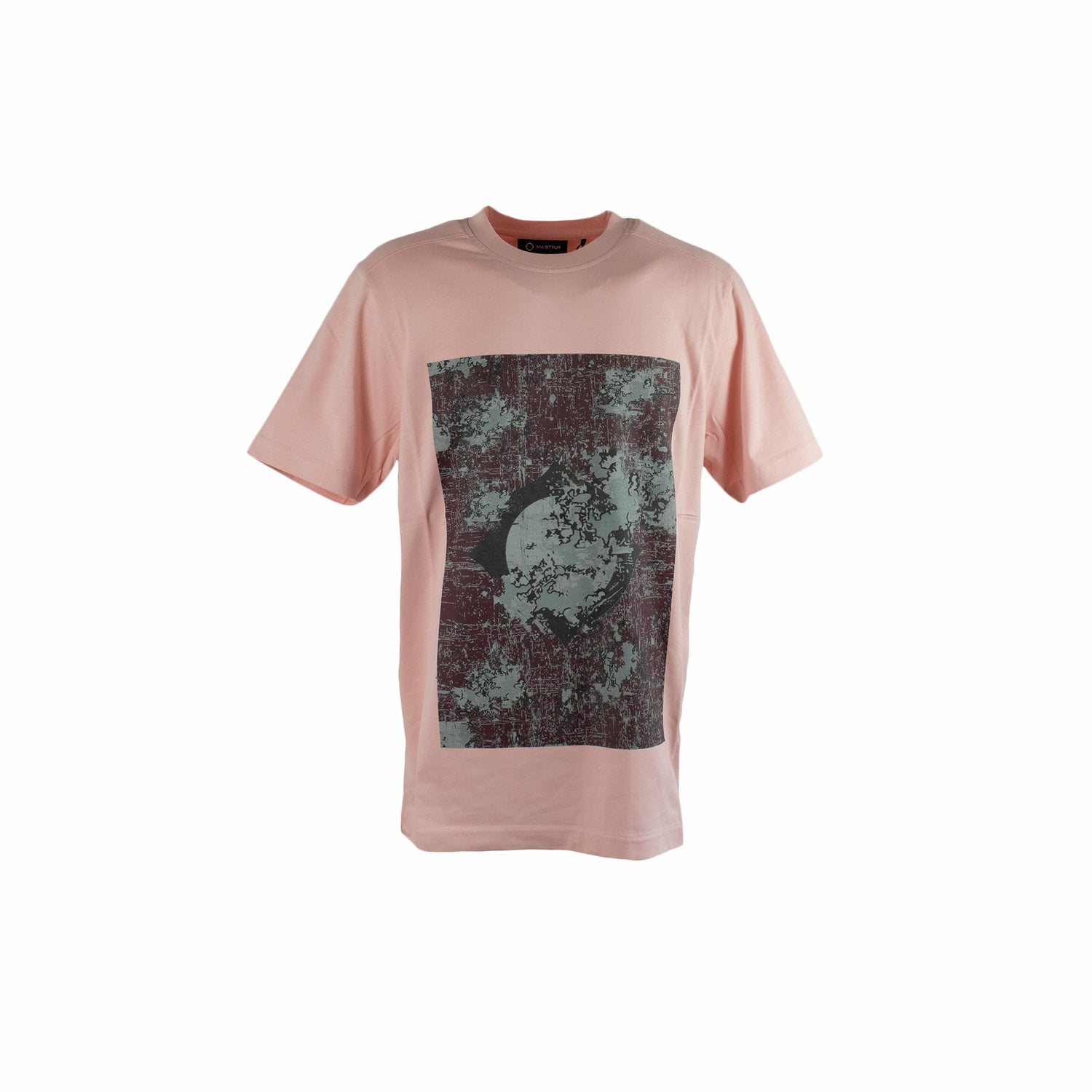 Ma.Strum Decay Print Tee Mud Pink