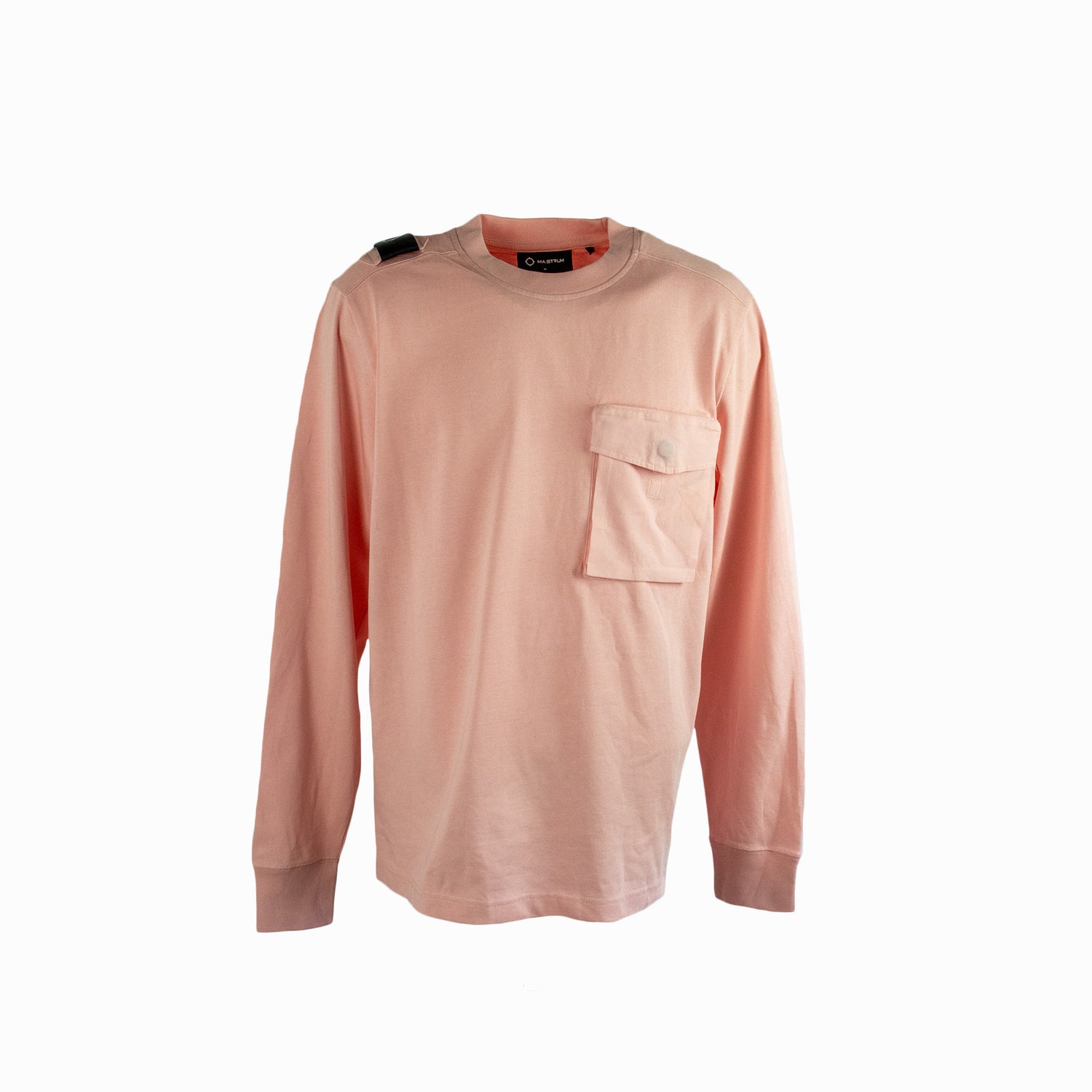 Ma.Strum Long Sleeved Cargo Pocket Tee Mud Pink - newblack45