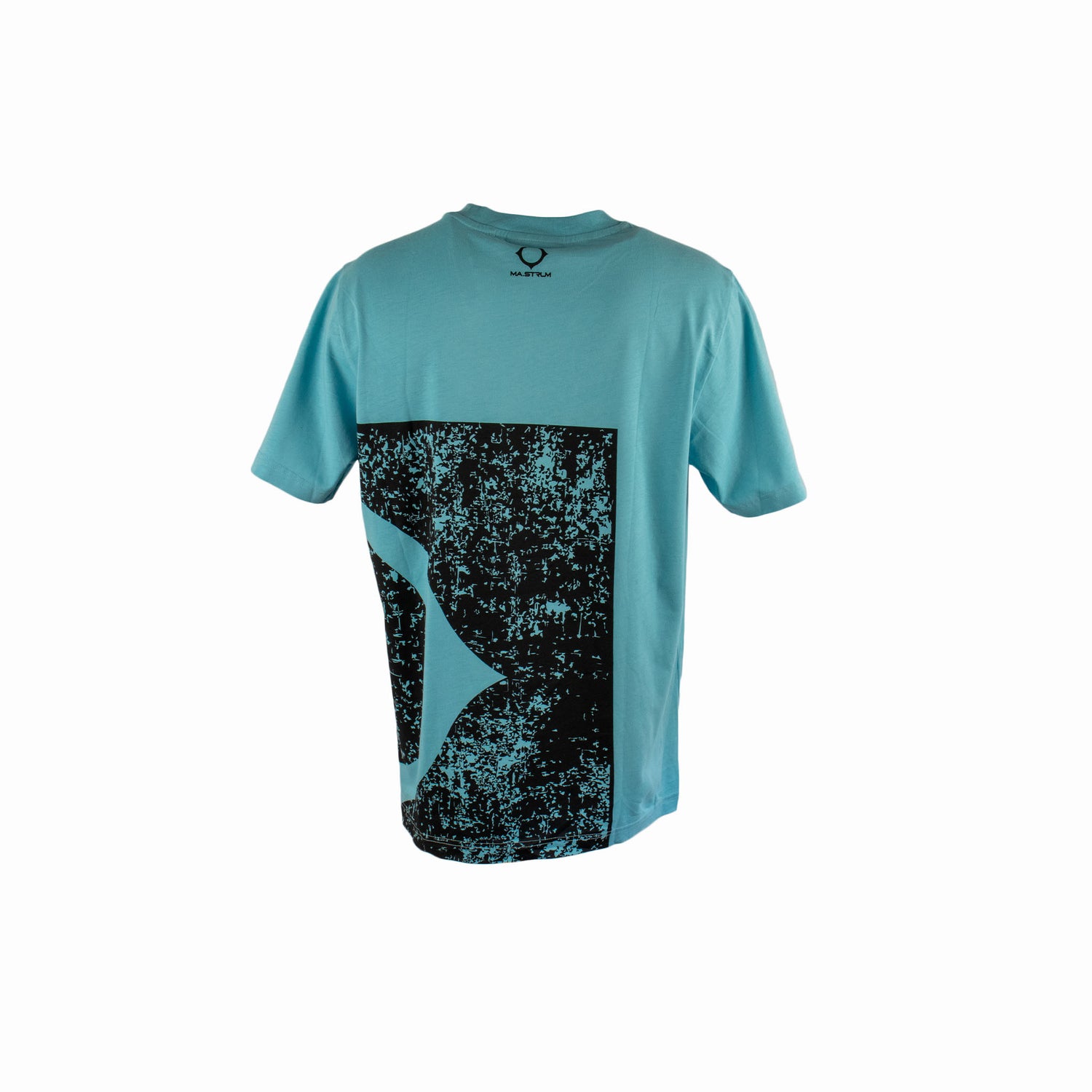 Ma.Strum Stencil Block Print Tee Sea Blue