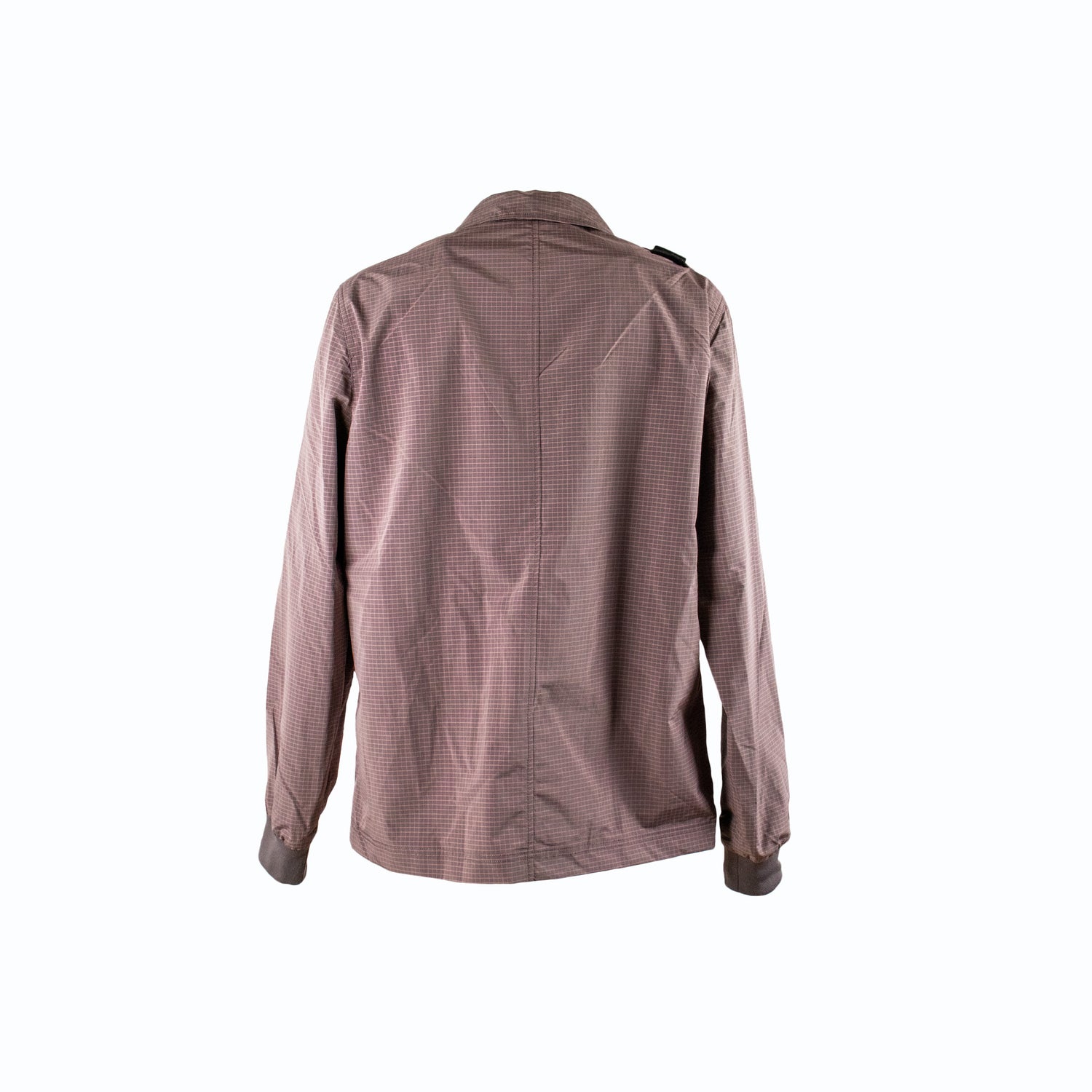 Ma.Strum Nylon Grid Overshirt Mud Pink - newblack45