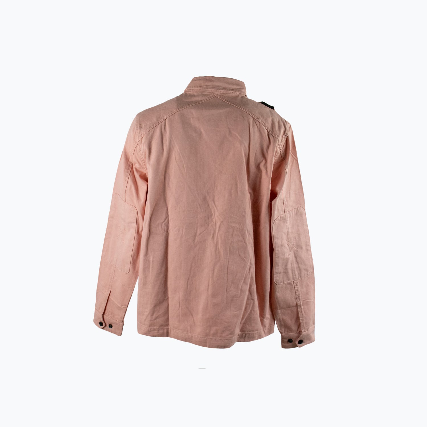 Ma.Strum Zip Front Overshirt Mud Pink