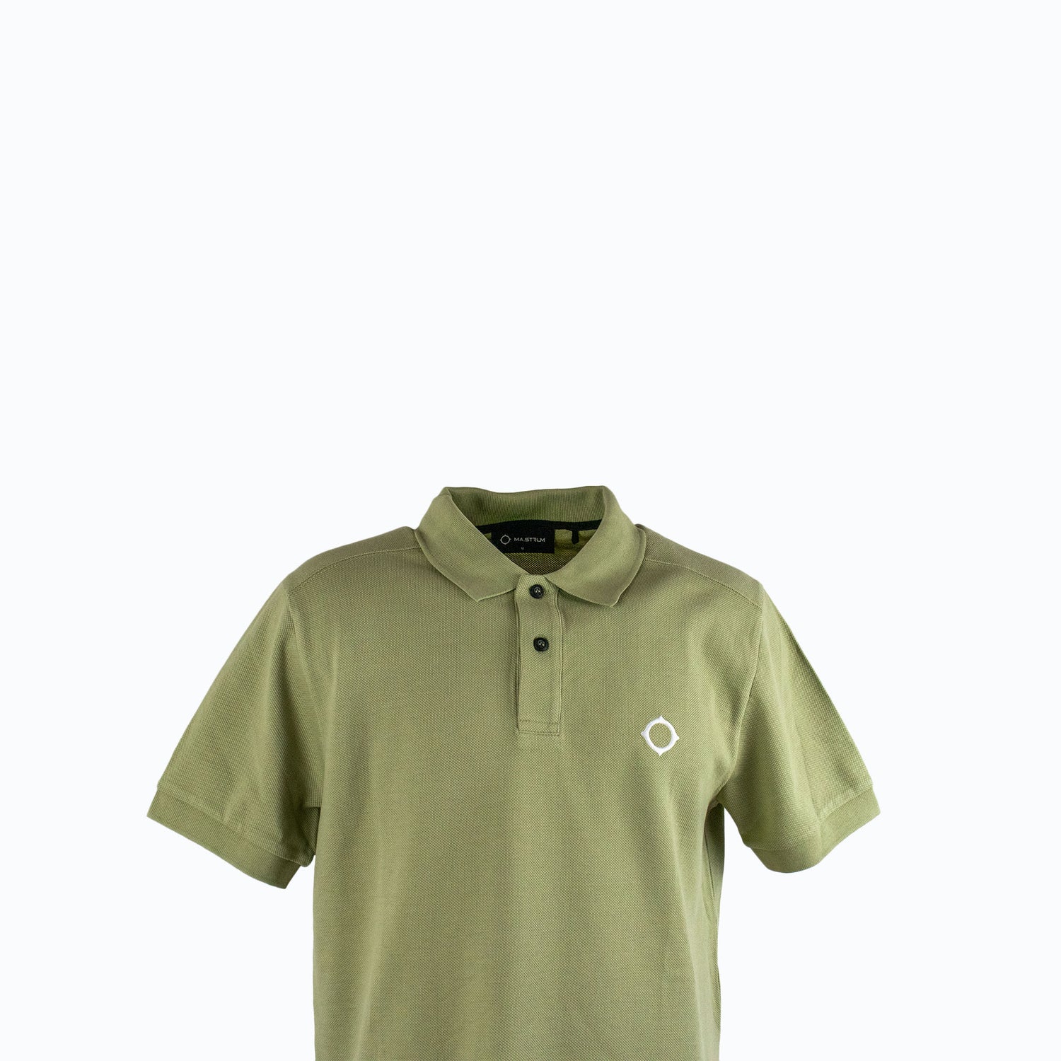 Ma.Strum Short Sleeved Pique Polo Tea - newblack45