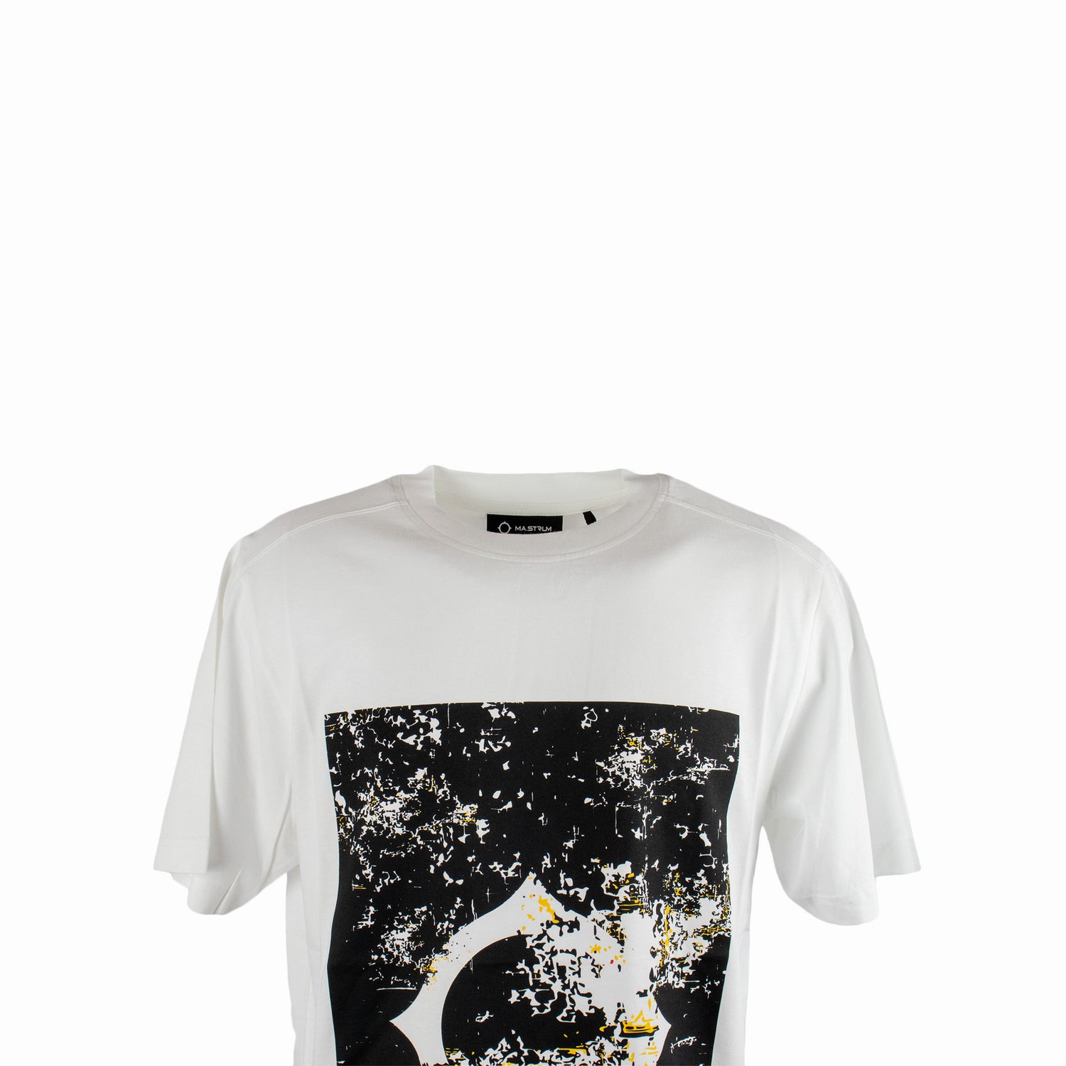 Ma.Strum Decay Print Tee White - newblack45