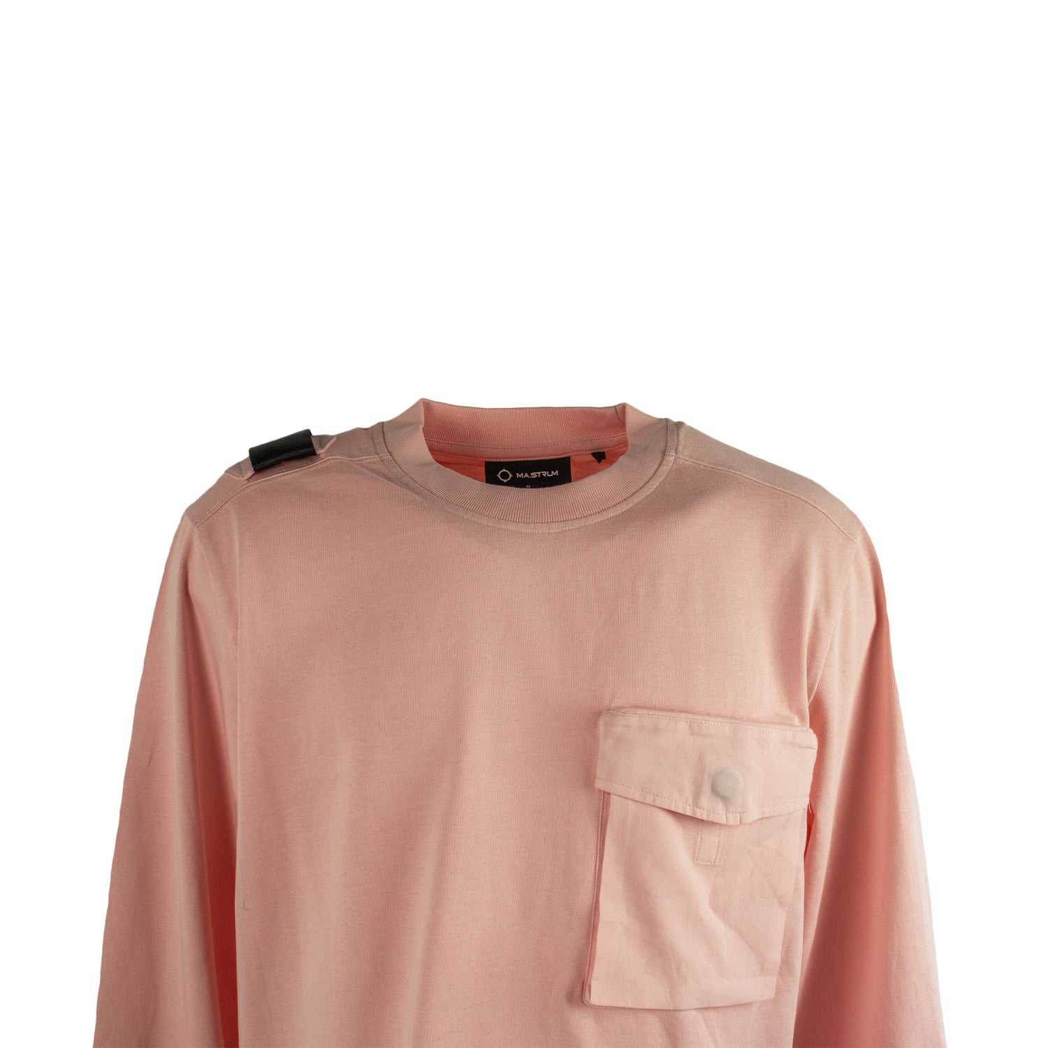 Ma.Strum Long Sleeved Cargo Pocket Tee Mud Pink - newblack45