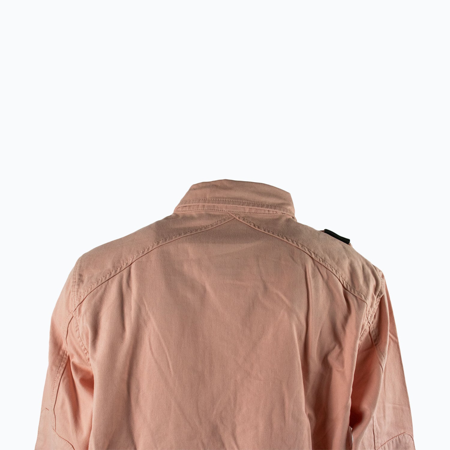 Ma.Strum Zip Front Overshirt Mud Pink - newblack45