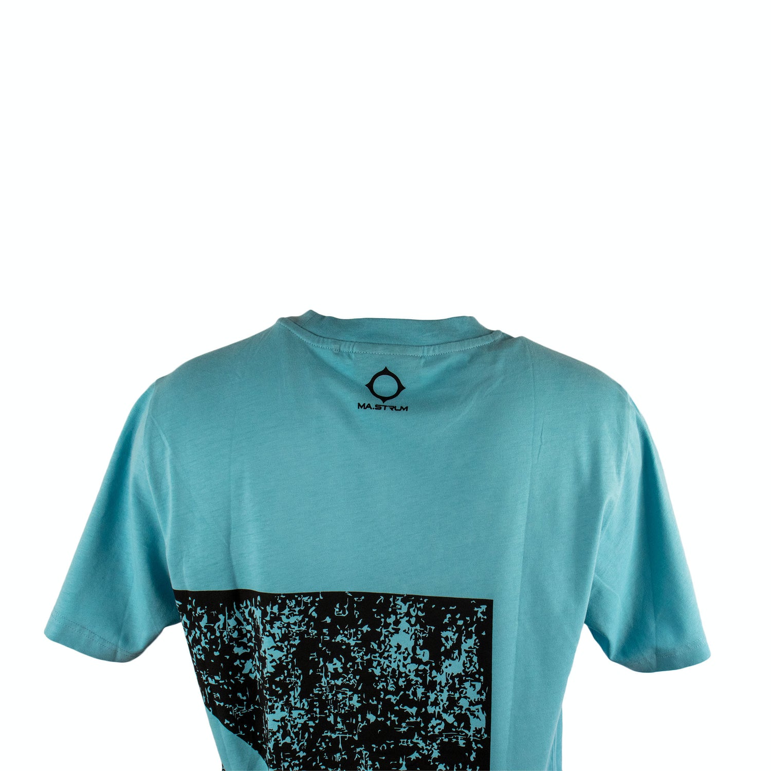Ma.Strum Stencil Block Print Tee Sea Blue