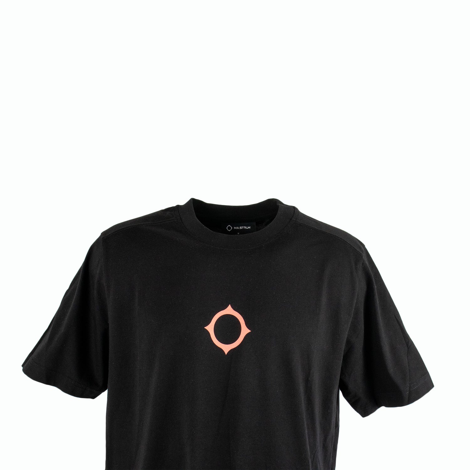 Ma:Strum Compass Print Tee Black - newblack45