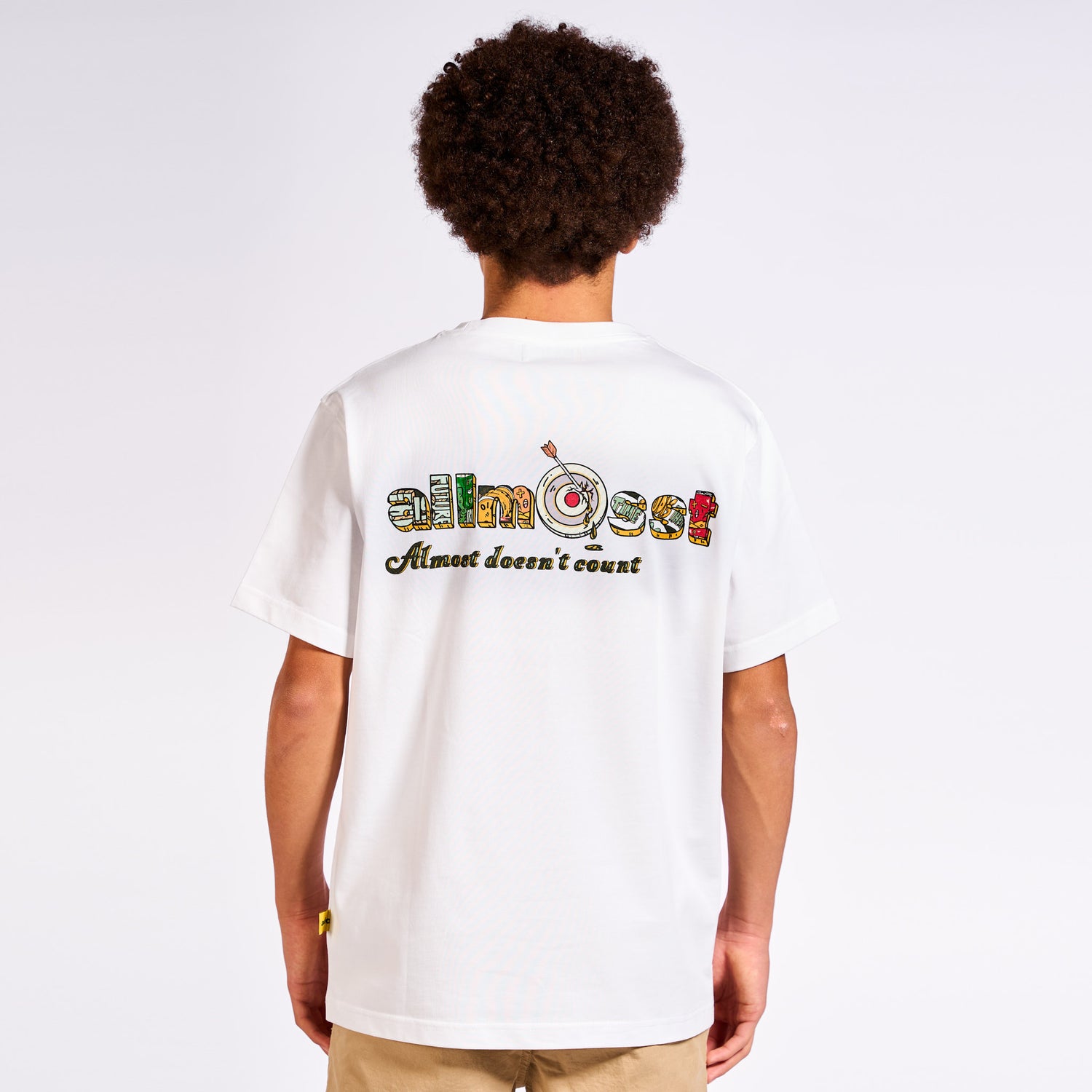 Allmosst Future is Electric Graphic T-shirt White - newblack45