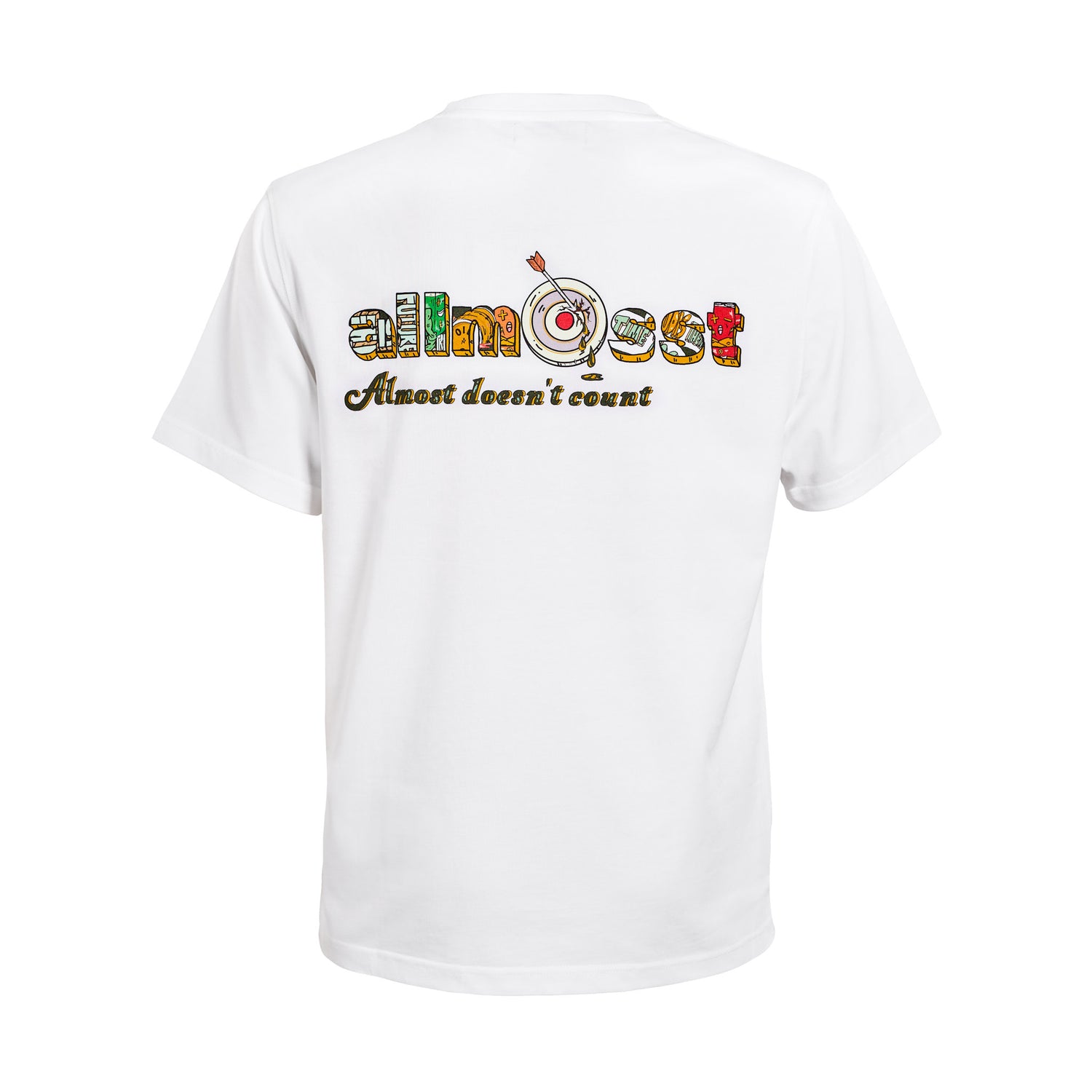 Allmosst Future is Electric Graphic T-shirt White - newblack45