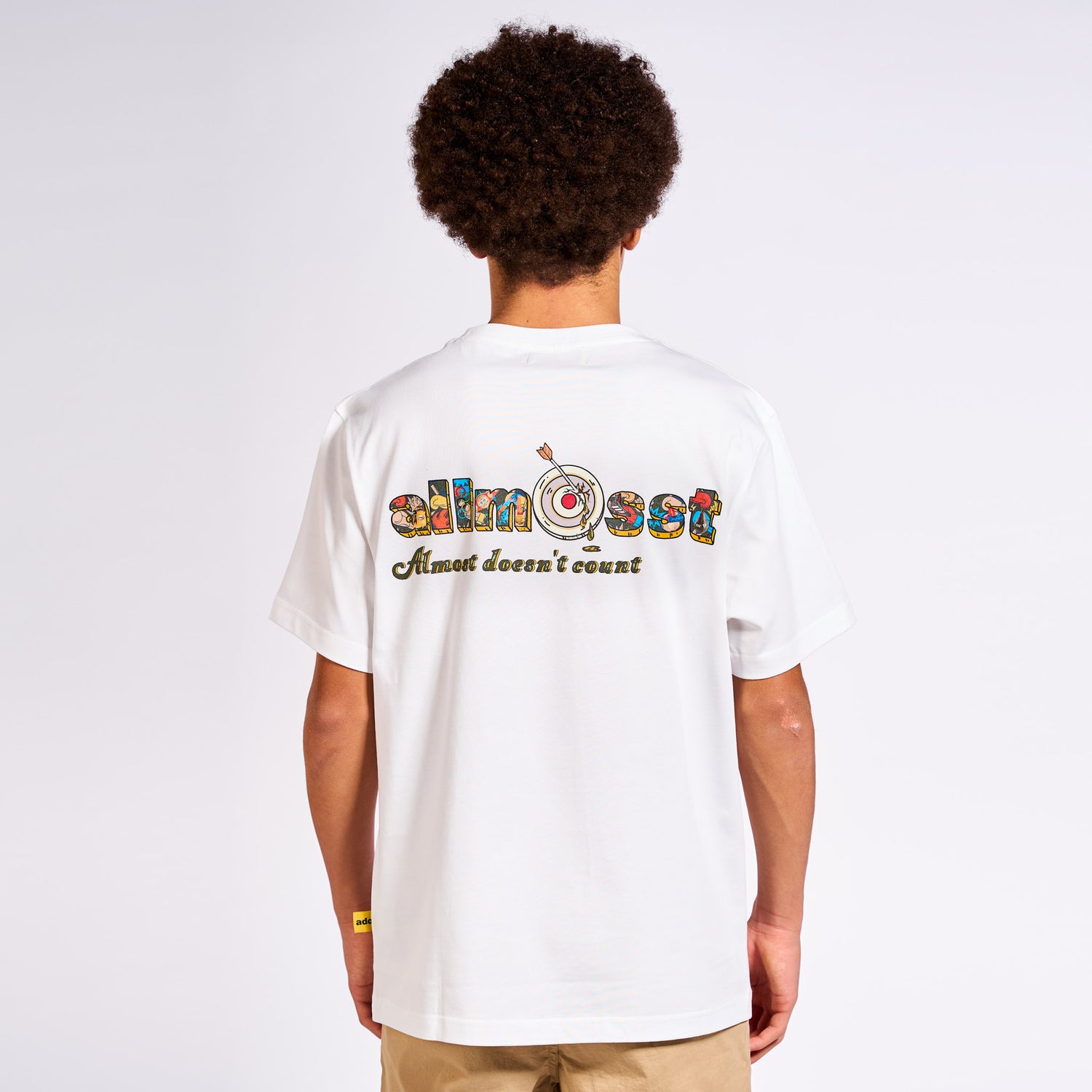 Allmosst Undefeated Champ Graphic T-shirt White - newblack45