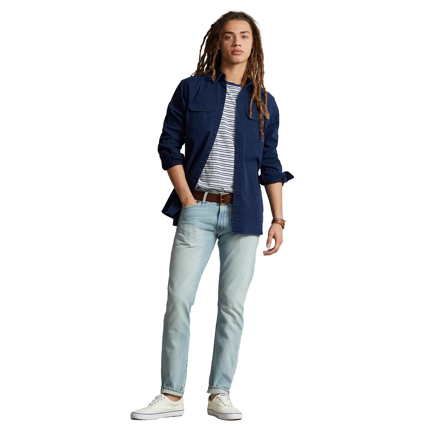Polo Ralph Lauren Sullivan Jeans on a Model