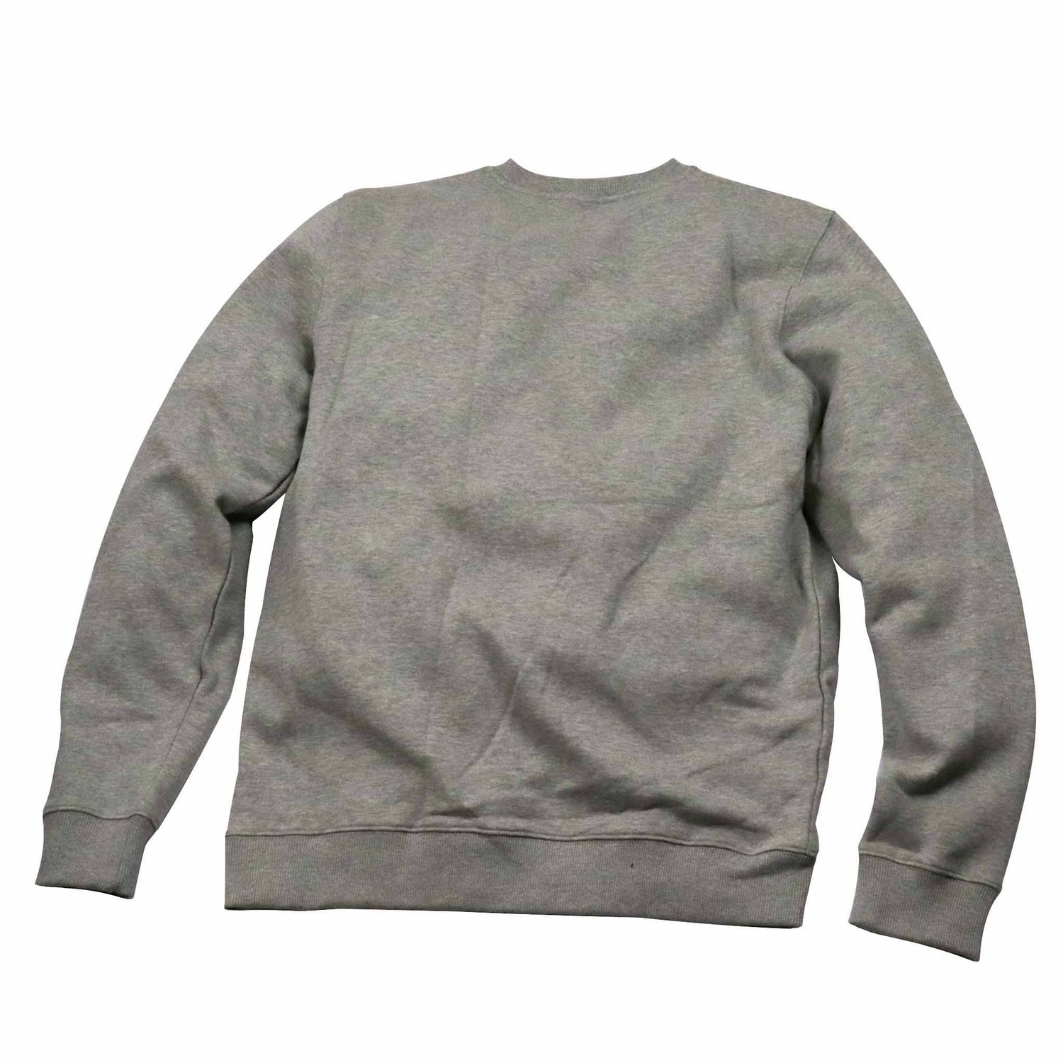 Gray sweatshirt on a white background