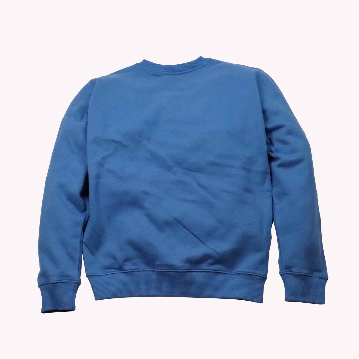 Blue sweatshirt on a white background