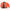 Orange varsity jacket with black interior and gray accents on a white background
