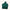 Green jacket with white accents on a white background