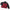 Black and red checkered puffer jacket on a white background