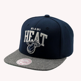 Mitchell and Ness Miami Heat Wool-Shield NHL Team Snapback Hat