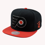 Mitchell and Ness Philadelphia Flyers NHL Team Snapback Hat