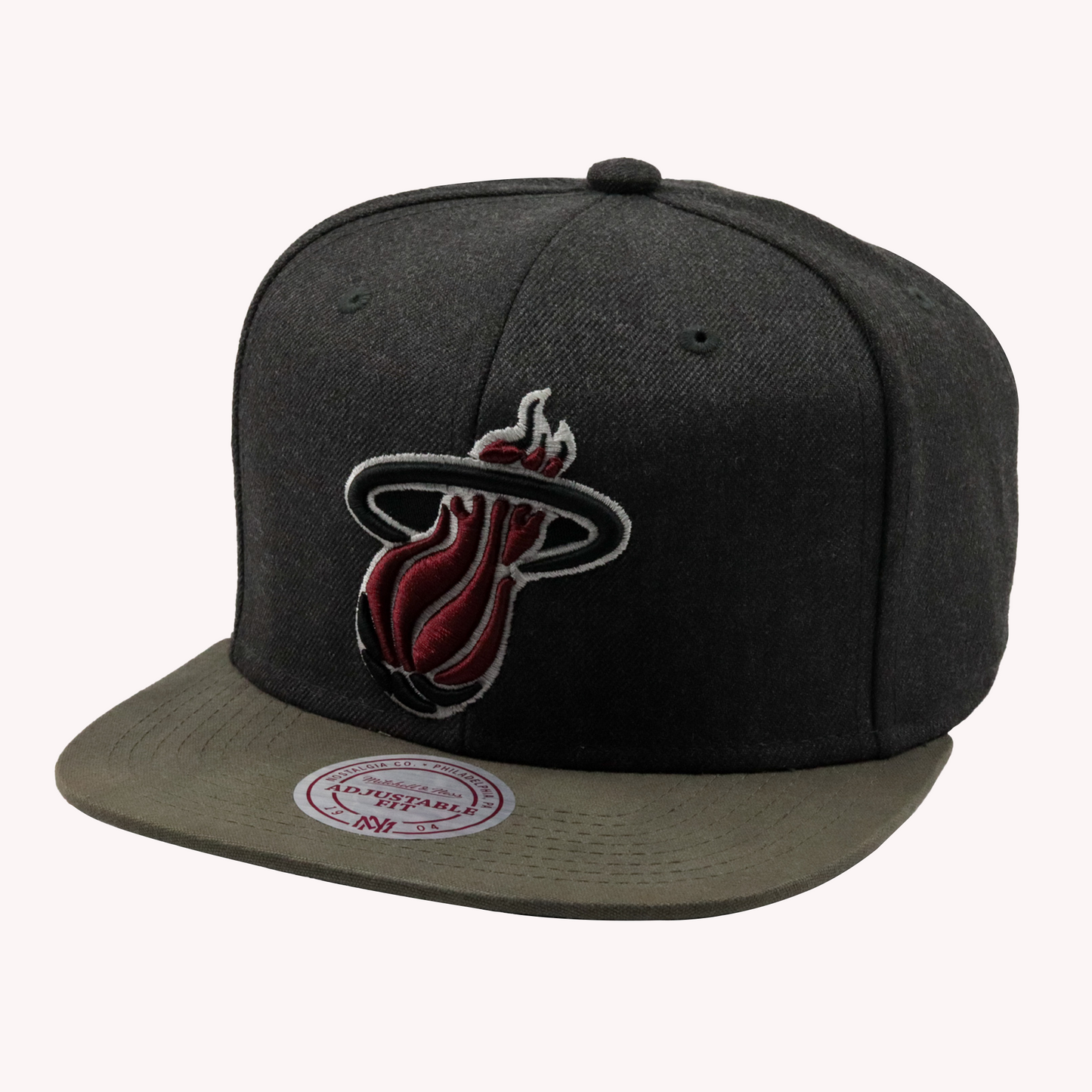 Mitchell and Ness Miami Heat NBA Snapback Hat