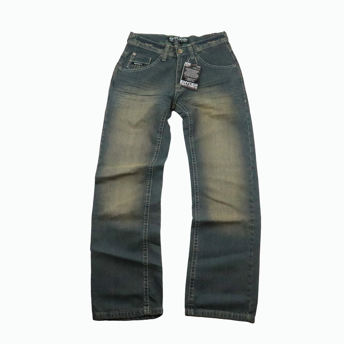 Enyce Loose Fit Denim Jeans - Smoke wash