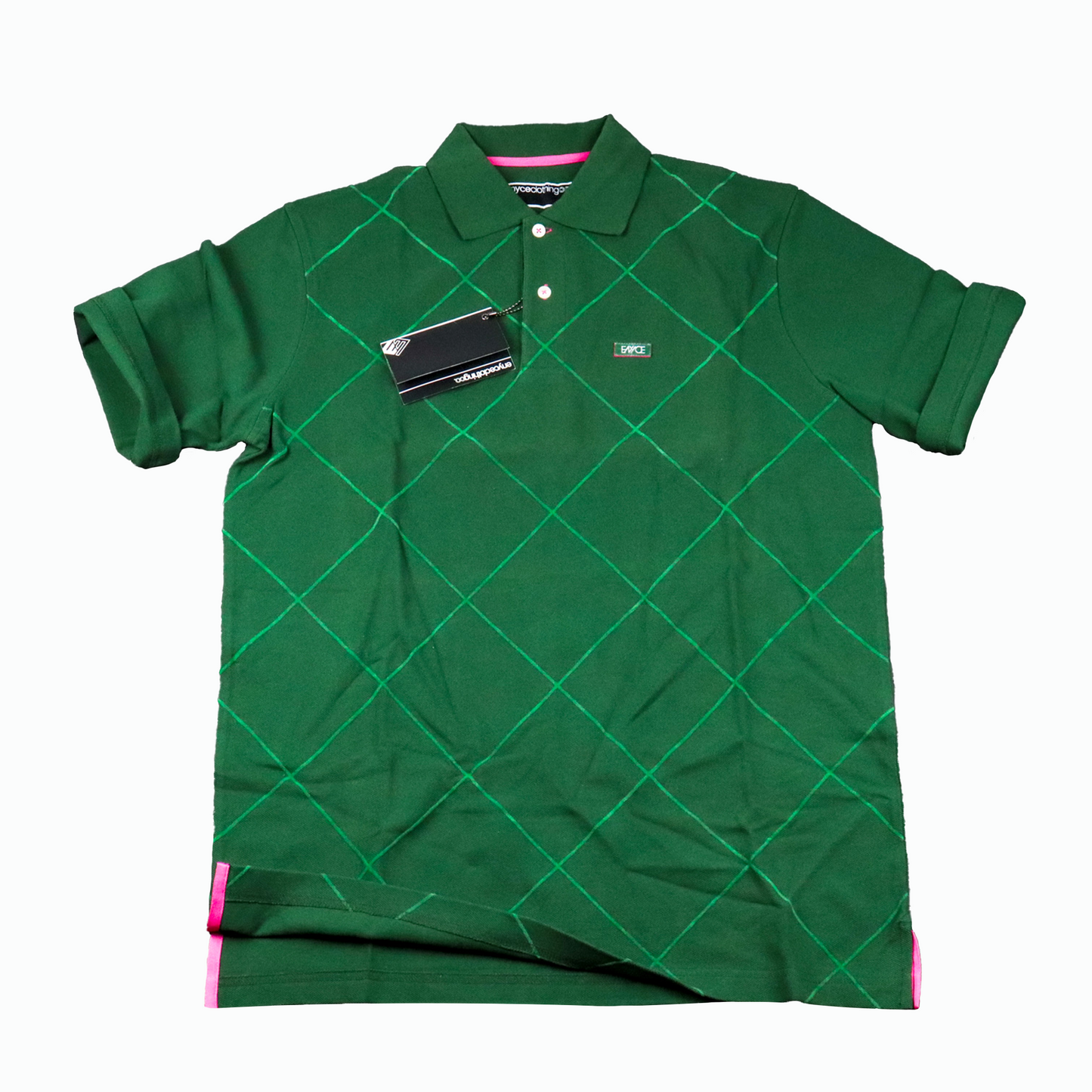 Enyce Crossing Lines Quality Polo Shirt - Green