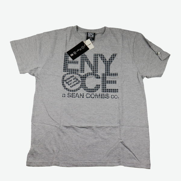Enyce Digital Optic Logo Printed T-shirt - Grey