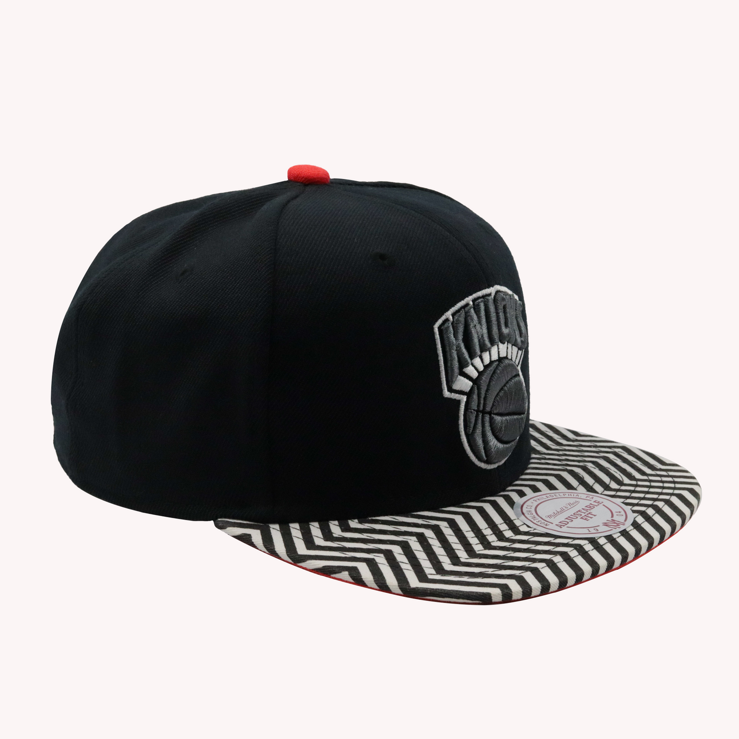 Mitchell and Ness New York Knicks Zigzag NBA Snapback Hat