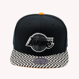 Mitchell and Ness Los Angeles Lakers Zigzag NBA Snapback Hats