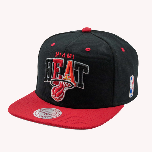 Mitchell and Ness Miami Heat NBA Snapback Hat