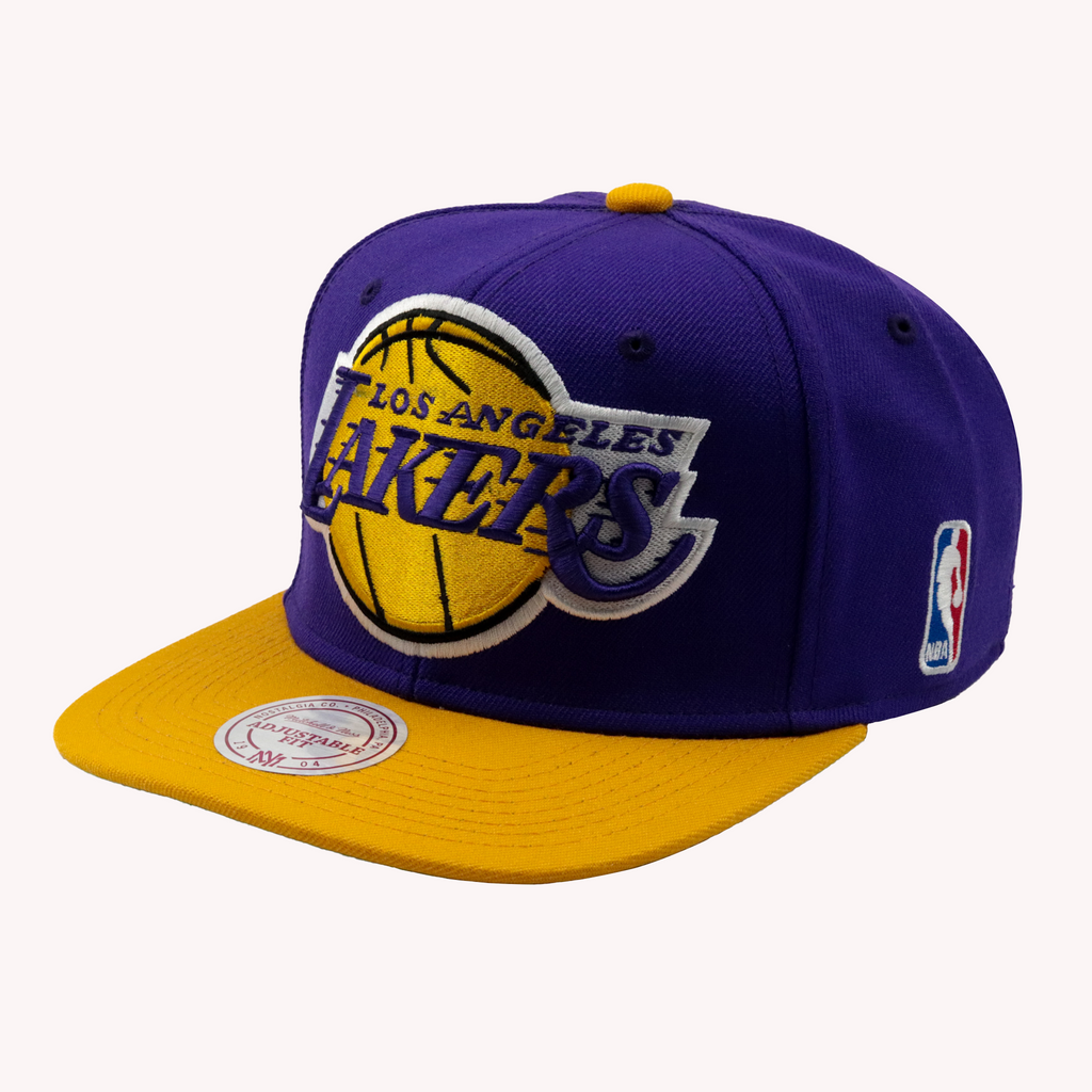 Mitchell and Ness Los Angeles Lakers Snapback Hat newblack45