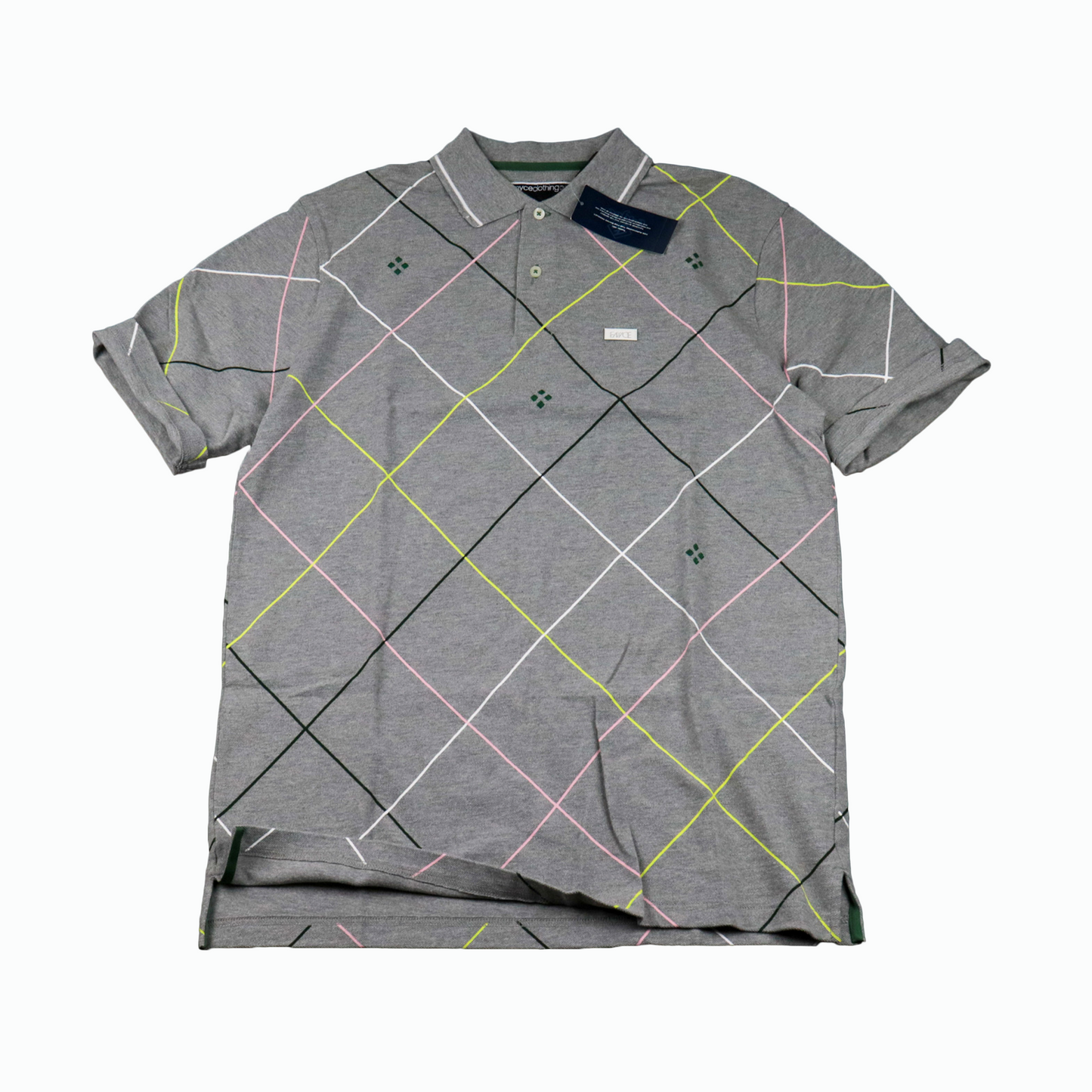 Enyce Crossing Lines High Quality Polo Shirt - Grey