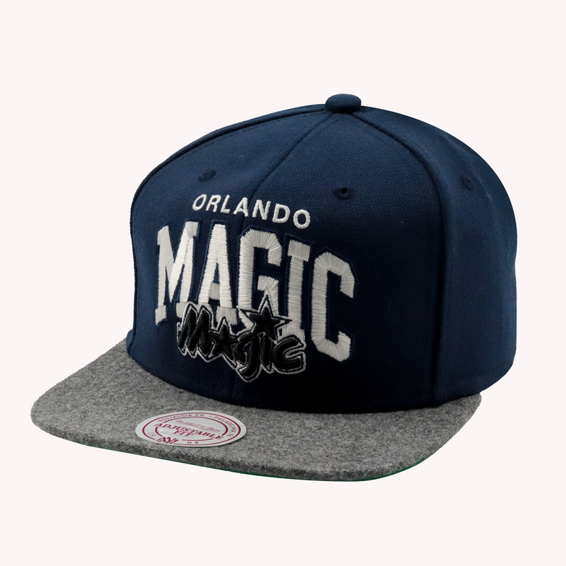 Mitchell and Ness Orlando Magic Wool Shield NBA Snapback Hat