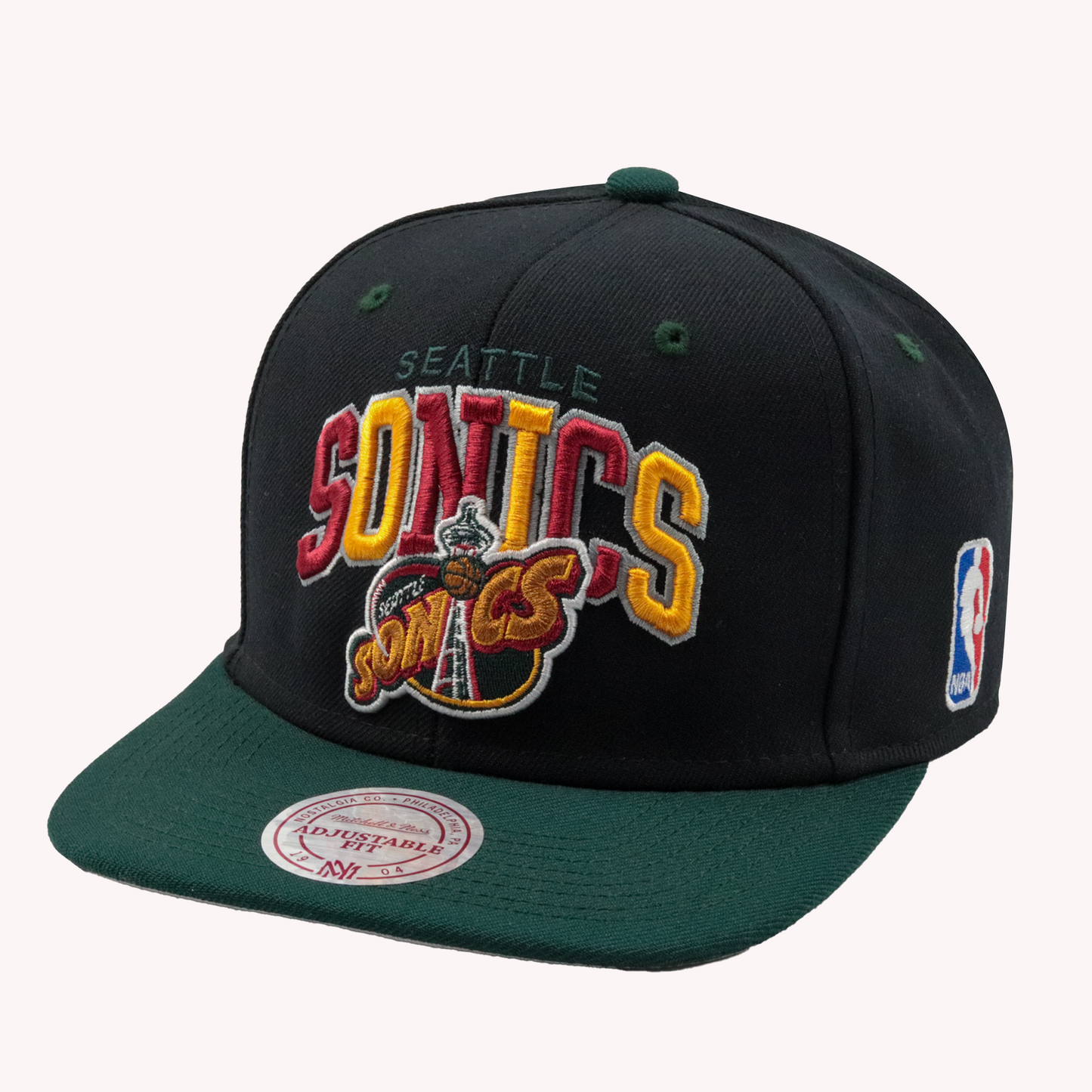 Mitchell and Ness Seattle Sonics NBA Snapback Hat