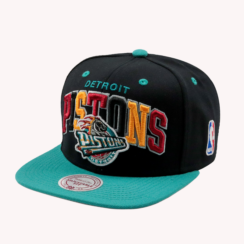 Mitchell and Ness Detroit Pistons NBA Snapback Hat