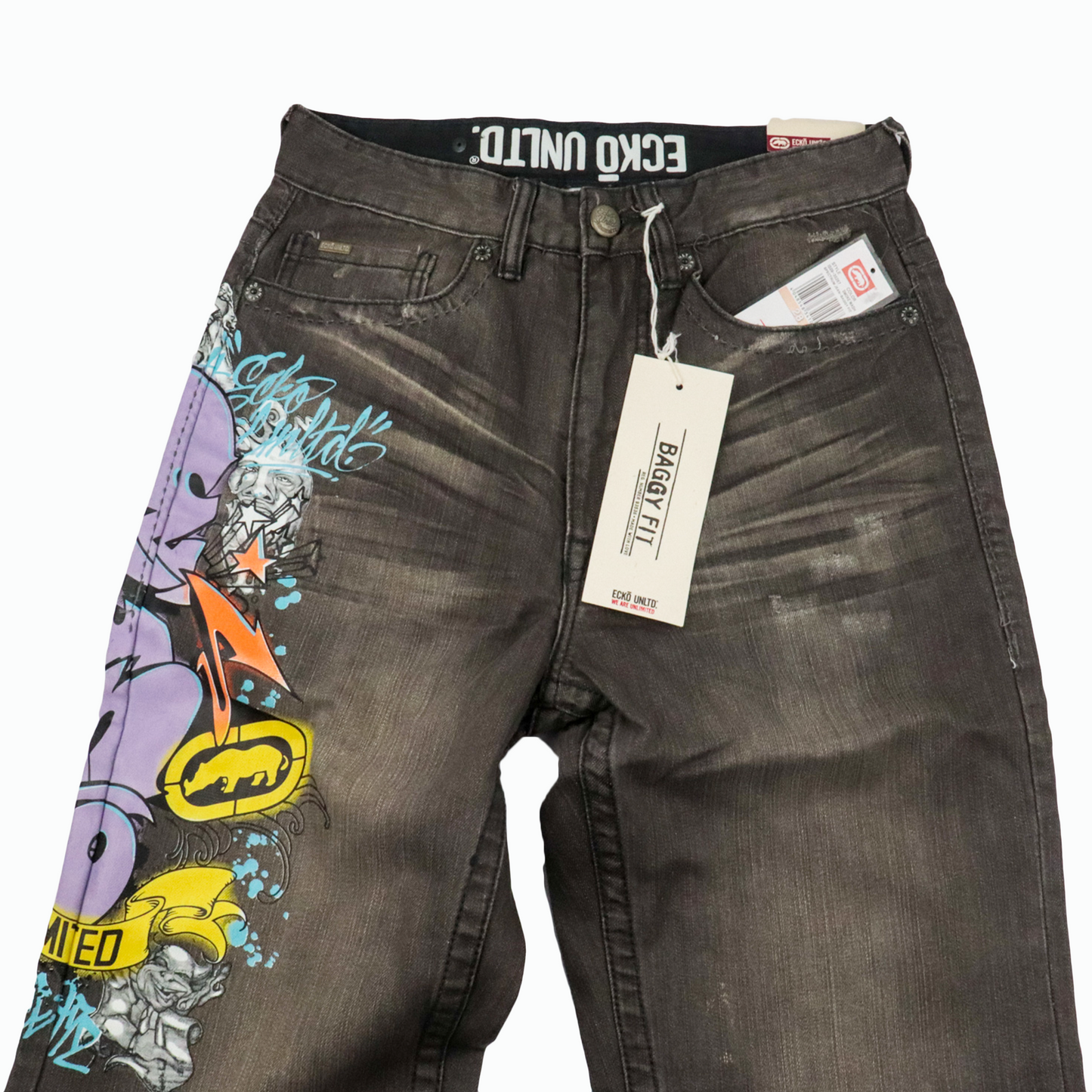 Ecko Unlimited Spectrum  Denim Baggy Pants