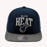 Mitchell and Ness Miami Heat Wool-Shield NHL Team Snapback Hat