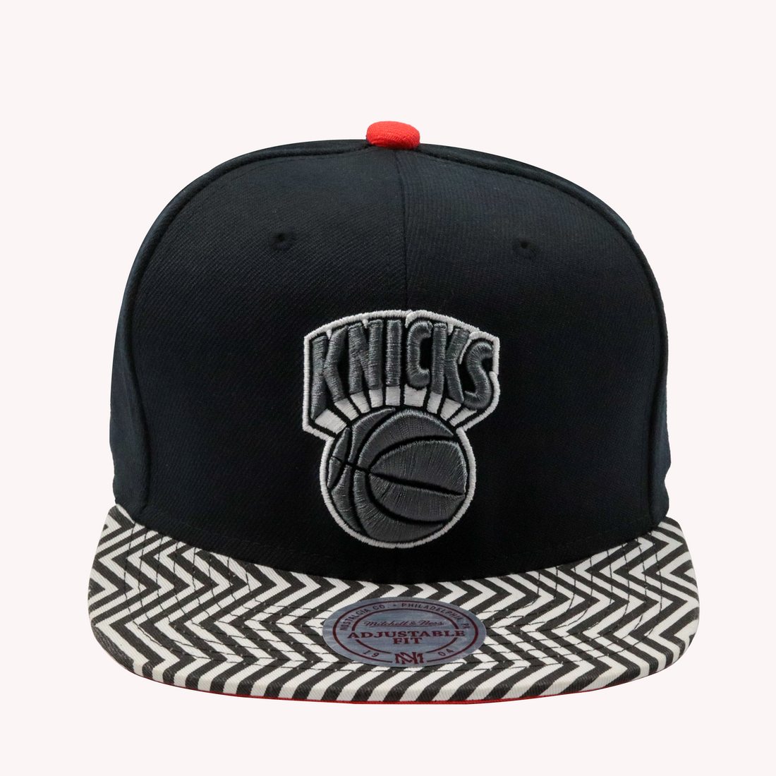 Mitchell and Ness New York Knicks Zigzag NBA Snapback Hat