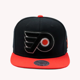 Mitchell and Ness Philadelphia Flyers NHL Team Snapback Hat