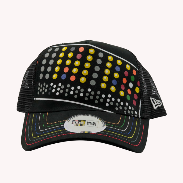 New Era Trucker Colour Dots Snapback Hat