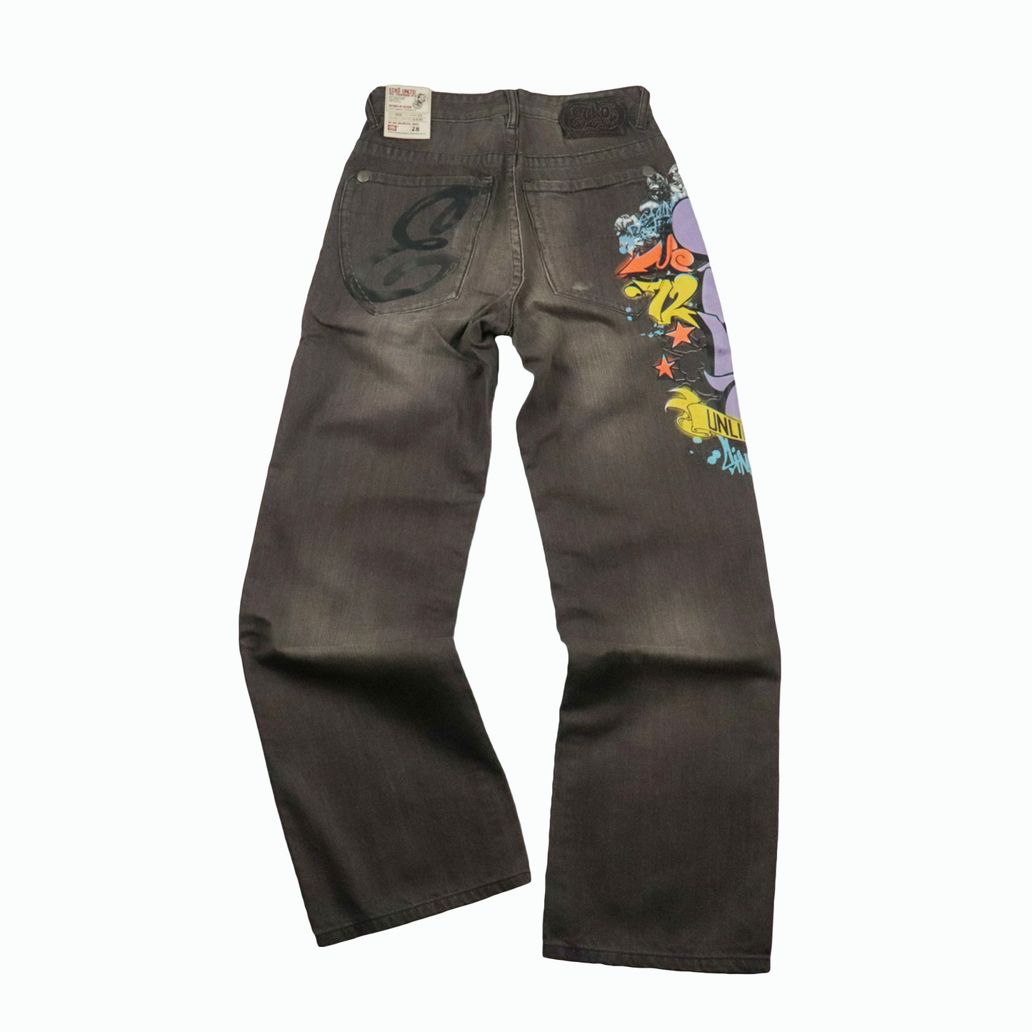 Ecko Unlimited Spectrum  Denim Baggy Pants