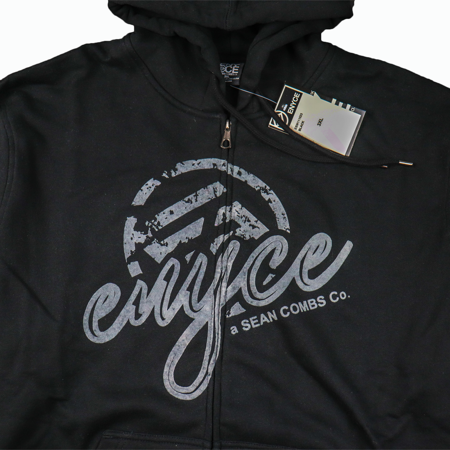 Enyce Zipper Hoodie - Black