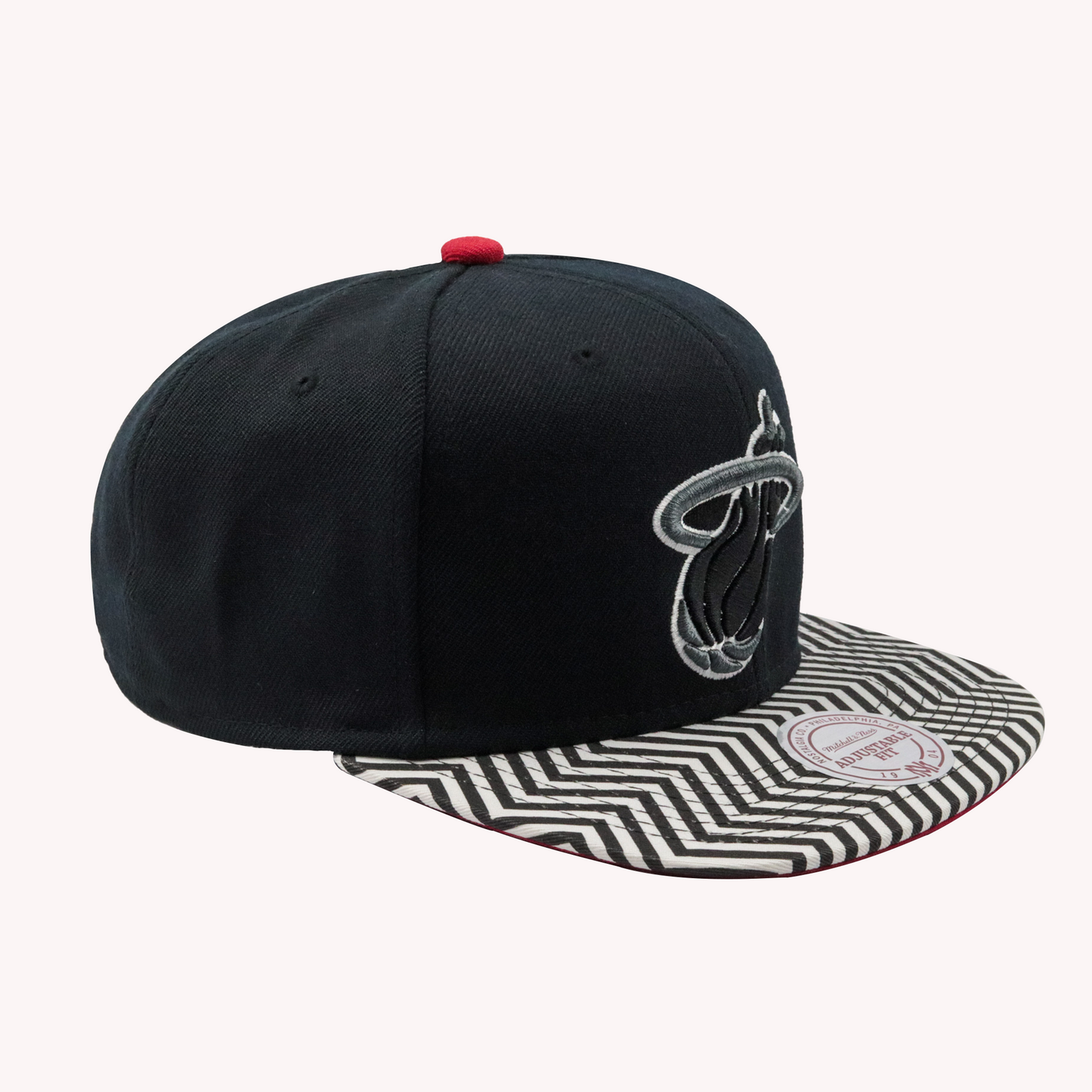 Mitchell and Ness Miami Heat Zigzag NBA Snapback Hat