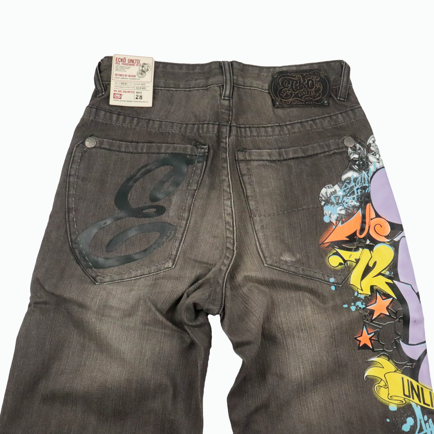 Ecko Unlimited Spectrum  Denim Baggy Pants