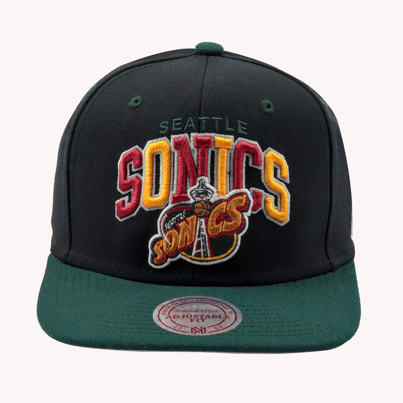 Mitchell and Ness Seattle Sonics NBA Snapback Hat