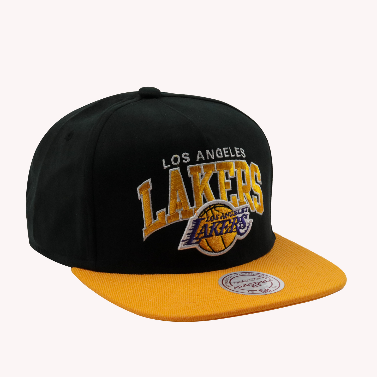 Mitchell and Ness LA Lakers Five Panel NBA Snapback Hat