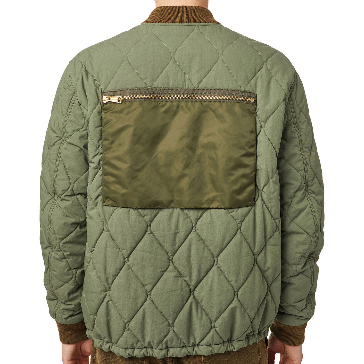 Diesel J-Foot Reversible quilted coach jackets . A back side with zip pucket 