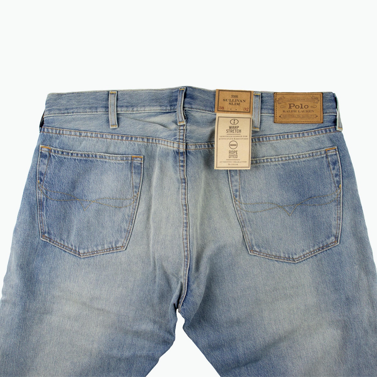 Polo Ralph Lauren Sullivan Jeans back upper close view